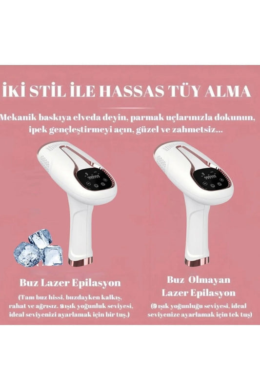 Ipl Buz Lazer Epilasyon 999.999 Atım Otomatik/manuel Dokunmatik Ekran Ağrısız Vücut Yüz Cihazı