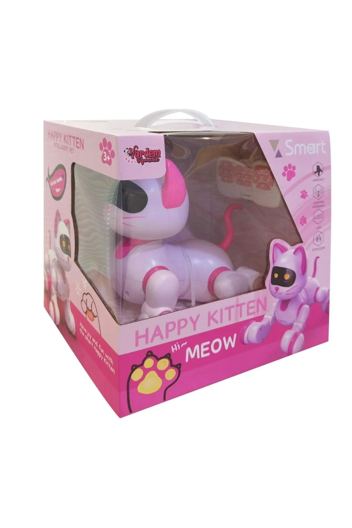 Uzaktan Kumandalı İnteraktif Şarjlı Akıllı Kedi