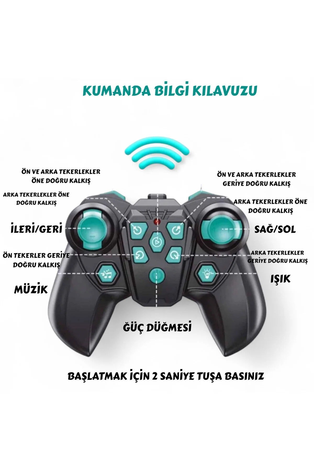 Uzaktan Bilekten Kumandalı Şarjlı 8 Teker Akrobat Robot Köpek Müzikli ve Led Işık 25 cm Köpek Araba